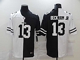 Nike Browns 13 Odell Beckham Jr. Black And White Split Vapor Untouchable Limited Jersey Dzhi,baseball caps,new era cap wholesale,wholesale hats